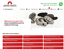 Tablet Screenshot of japan-parts.de
